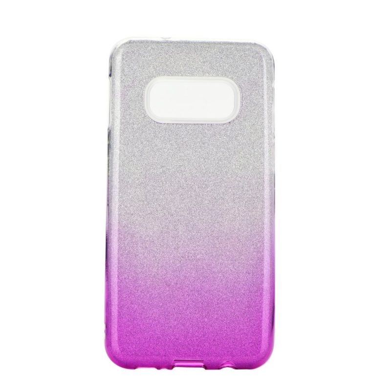 Lacné Kryty | Ligotavý Kryt Forcell Shining trasparentno-ružový – Samsung Galaxy S10e