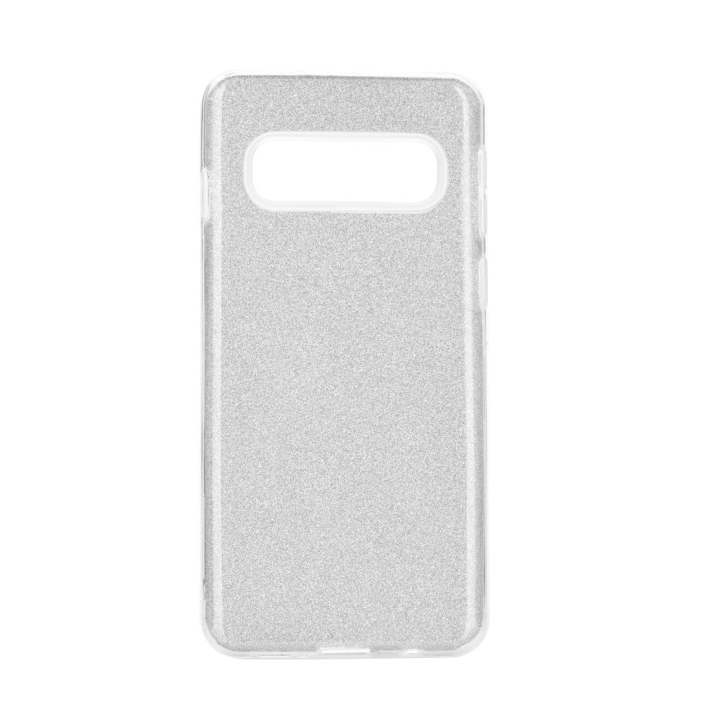 Ligotavý Kryt Forcell Shining strieborný – Samsung Galaxy S10 | Lacné Kryty Lacné Kryty | Ligotavý Kryt Forcell Shining strieborný – Samsung Galaxy S10 | Lacné Kryty