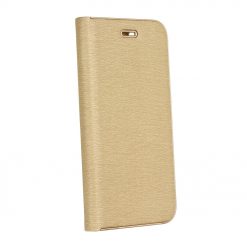 Lacné Kryty | Knižkové puzdro Luna Book zlaté – Samsung Galaxy S10 Plus (S10+) | Lacné Kryty