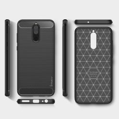 Lacné Kryty | Zadný kryt iPaky Slim Carbon čierny – Huawei Mate 10 Lite | Lacné Kryty