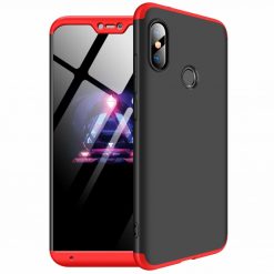 Lacné Kryty | Puzdro 360 Protection čierno-červené – Xiaomi Mi A2 Lite | Lacné Kryty