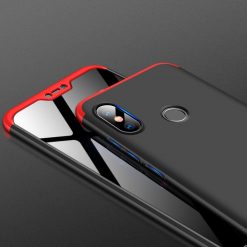 Lacné Kryty | Puzdro 360 Protection čierno-červené – Xiaomi Mi A2 Lite | Lacné Kryty