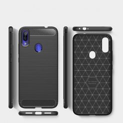 Lacné Kryty | Zadný kryt Carbon čierny – Xiaomi Redmi Note 7 | Lacné Kryty