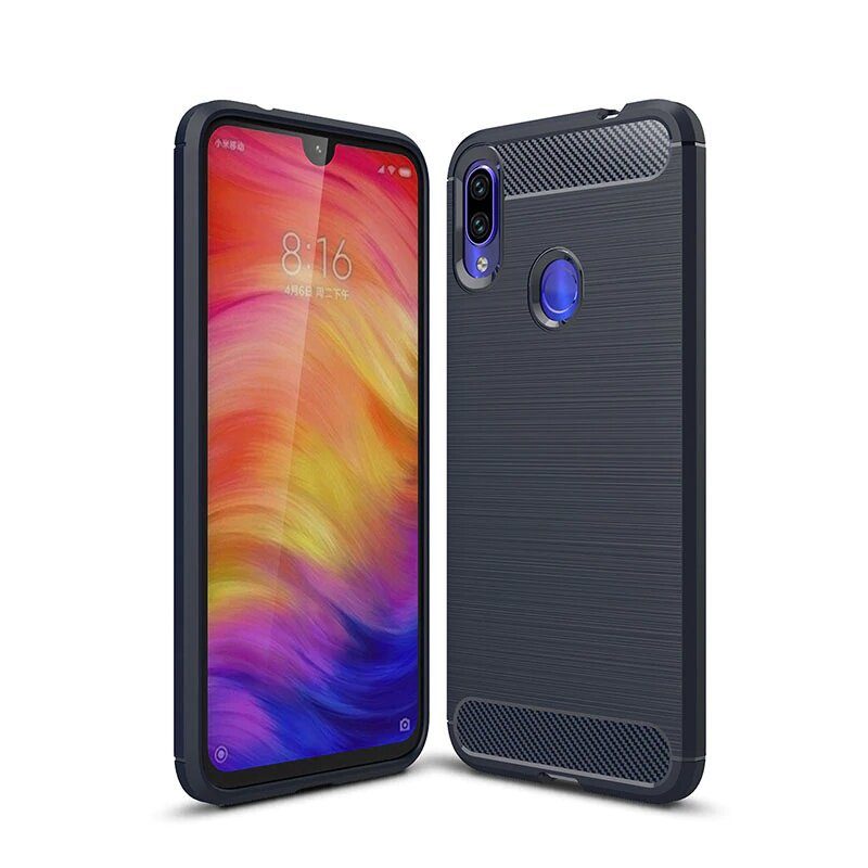 Lacné Kryty | Zadný kryt Carbon modrý – Xiaomi Redmi Note 7