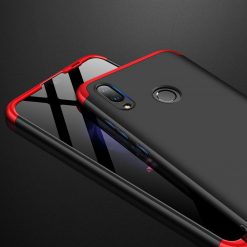 Lacné Kryty | Puzdro 360 Protection čierno-červené – Huawei P Smart 2019 / Honor 10 Lite | Lacné Kryty