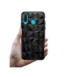 Lacné Kryty | Silikónový kryt Prism čierny – Huawei P30 Lite | Lacné Kryty