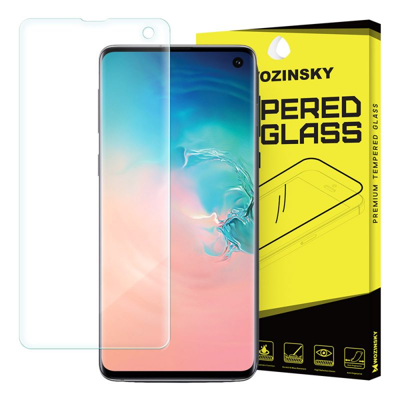 Lacné Kryty | Tvrdené sklo 9H Wozinsky (Iba stred obrazovky) – Samsung Galaxy S10