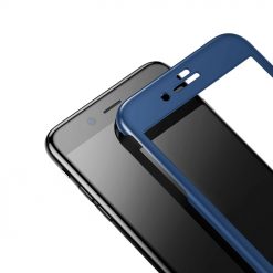 Puzdro Baseus 360 Full-wrap modré + Tvrdené sklo – iPhone 7 / 8 | Lacné Kryty Lacné Kryty | Puzdro Baseus 360 Full-wrap modré + Tvrdené sklo – iPhone 7 / 8 | Lacné Kryty