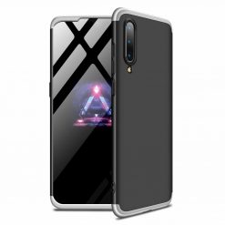 Lacné Kryty | Puzdro 360 Protection čierno-strieborné – Xiaomi Mi 9 | Lacné Kryty