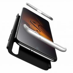 Lacné Kryty | Puzdro 360 Protection čierno-strieborné – Xiaomi Mi 9 | Lacné Kryty