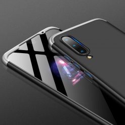 Lacné Kryty | Puzdro 360 Protection čierno-strieborné – Xiaomi Mi 9 | Lacné Kryty