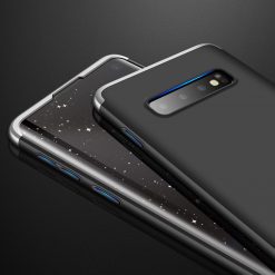 Lacné Kryty | Puzdro 360 Protection čierno-strieborné – Samsung Galaxy S10 | Lacné Kryty