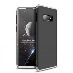 Puzdro 360 Protection čierno-strieborný – Samsung Galaxy S10e