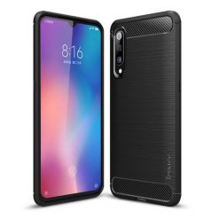 Lacné Kryty | Zadný kryt iPaky Slim Carbon čierny – Xiaomi Mi 9 | Lacné Kryty