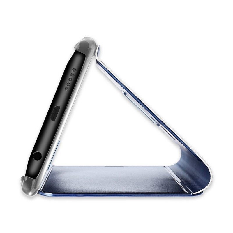 Priehľadný kryt Clear View Case modrý – Xiaomi Redmi Note 7