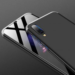 Lacné Kryty | Puzdro 360 Protection čierno-strieborné – Samsung Galaxy A50 / A30s | Lacné Kryty