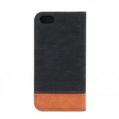 Lacné Kryty | Peňaženkové puzdro Retro case čierne – Apple iPhone 7 / iPhone 8 / iPhone SE 2020 / iPhone SE 2022 | Lacné Kryty