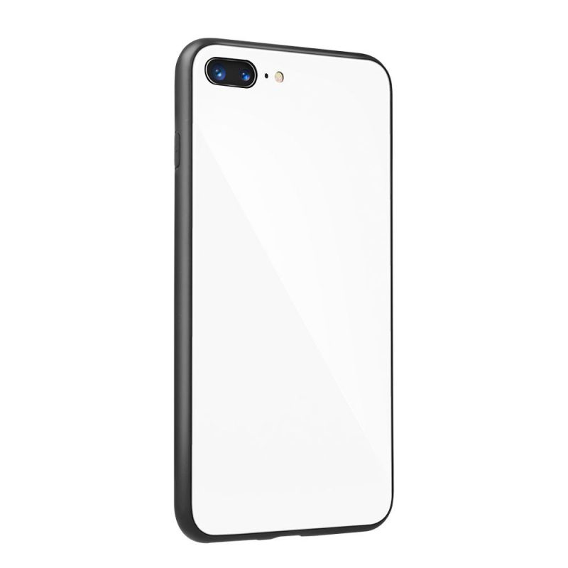 Lacné Kryty | Sklenený kryt Glass Case biely – Apple iPhone 7 / iPhone 8 / iPhone SE 2020 / iPhone SE 2022