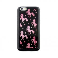 Zadný kryt Liquid Unicorns čierno-ružový – iPhone 7 / 8