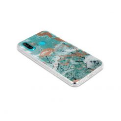 Lacné Kryty | Zadný kryt s potlačou Marble zelený – Huawei P30 Lite | Lacné Kryty