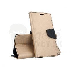 Lacné Kryty | Peňaženkové puzdro Fancy Book zlato-čierne – Huawei P30 Lite | Lacné Kryty