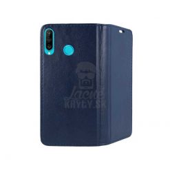 Lacné Kryty | Knižkové puzdro Magnet Book modré – Huawei P30 Lite | Lacné Kryty