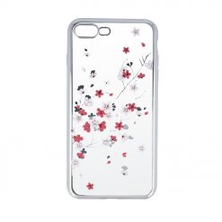 Lacné Kryty | Zadný kryt Flower case strieborný – Apple iPhone 7 / iPhone 8 / iPhone SE 2020 / iPhone SE 2022 | Lacné Kryty