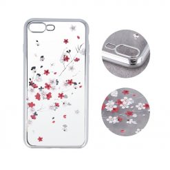 Lacné Kryty | Zadný kryt Flower case strieborný – Apple iPhone 7 / iPhone 8 / iPhone SE 2020 / iPhone SE 2022 | Lacné Kryty