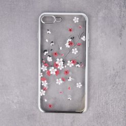 Lacné Kryty | Zadný kryt Flower case strieborný – Apple iPhone 7 / iPhone 8 / iPhone SE 2020 / iPhone SE 2022 | Lacné Kryty
