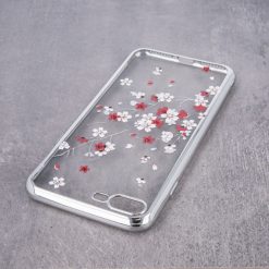 Lacné Kryty | Zadný kryt Flower case strieborný – Huawei P30 Lite | Lacné Kryty