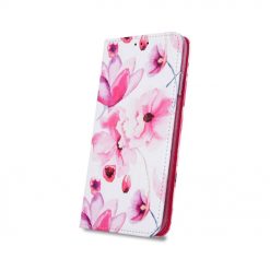 Knižkové puzdro Trendy case Ružové Kvety– iPhone 7 / 8