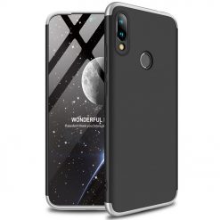 Puzdro 360 Protection čierno-strieborné – Xiaomi Redmi Note 7