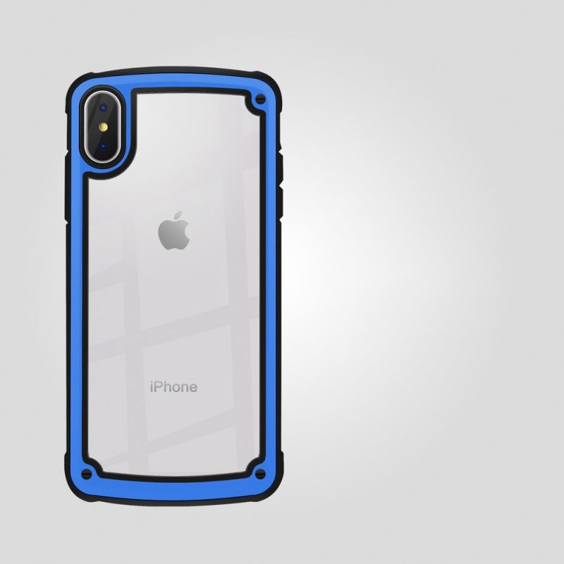 Lacné Kryty | Odolné puzdro Solid case modré – iPhone X / iPhone XS