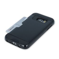 Lacné Kryty | Odolné puzdro Defender Card čierne – iPhone 6 / 6S | Lacné Kryty