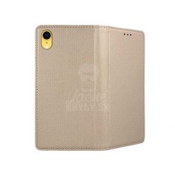 Lacné Kryty | Knižkové puzdro Smart Case Book zlaté – iPhone Xr | Lacné Kryty