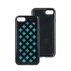Lacné Kryty | Zadný kryt Liquid Geometric čierno-zelený – iPhone 6 / 6S | Lacné Kryty