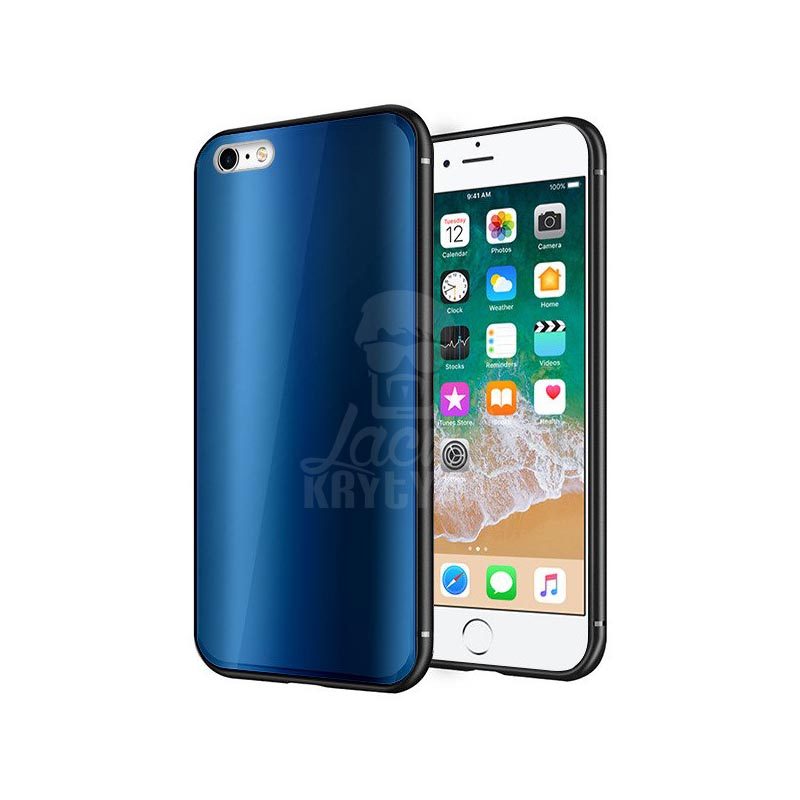Lacné Kryty | Sklenený kryt Aurora glass modrý – iPhone 6 / 6S