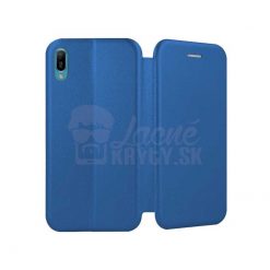 Peňaženkové puzdro Elegance modré – Huawei Y6 2019 | Lacné Kryty Lacné Kryty | Peňaženkové puzdro Elegance modré – Huawei Y6 2019 | Lacné Kryty