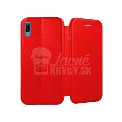 Lacné Kryty | Peňaženkové puzdro Elegance červené – Huawei Y6 2019 | Lacné Kryty