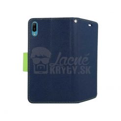 Peňaženkové puzdro Fancy Book modro-limetkové – Huawei Y6 2019 | Lacné Kryty Lacné Kryty | Peňaženkové puzdro Fancy Book modro-limetkové – Huawei Y6 2019 | Lacné Kryty