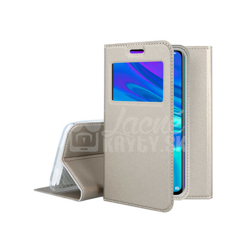 Knižkové puzdro Smart Look zlaté – Huawei Y6 2019 | Lacné Kryty Lacné Kryty | Knižkové puzdro Smart Look zlaté – Huawei Y6 2019 | Lacné Kryty