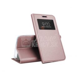 Knižkové puzdro Smart Look ružové – Huawei Y6 2019