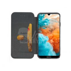Lacné Kryty | Peňaženkové puzdro Viva sivé – Huawei Y6 2019 | Lacné Kryty