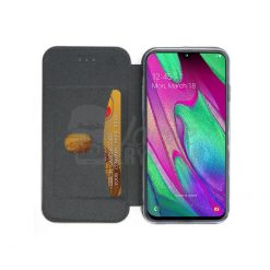 Lacné Kryty | Peňaženkové puzdro Viva sivé – Samsung Galaxy A40 | Lacné Kryty
