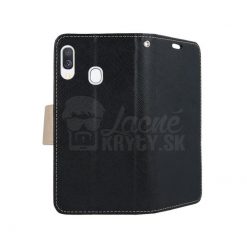 Peňaženkové puzdro Fancy Book čierno-zlaté – Samsung Galaxy A40 | Lacné Kryty Lacné Kryty | Peňaženkové puzdro Fancy Book čierno-zlaté – Samsung Galaxy A40 | Lacné Kryty
