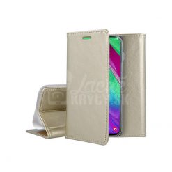 Lacné Kryty | Knižkové puzdro Magnet Book zlaté – Samsung Galaxy A40 | Lacné Kryty