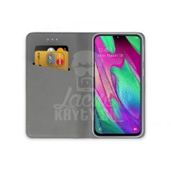 Lacné Kryty | Knižkové puzdro Magnet Book ružové – Samsung Galaxy A40 | Lacné Kryty