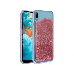 Silikónový kryt Liquid Glitter tmavoružový – Huawei Y6 2019 | Lacné Kryty Lacné Kryty | Silikónový kryt Liquid Glitter tmavoružový – Huawei Y6 2019 | Lacné Kryty
