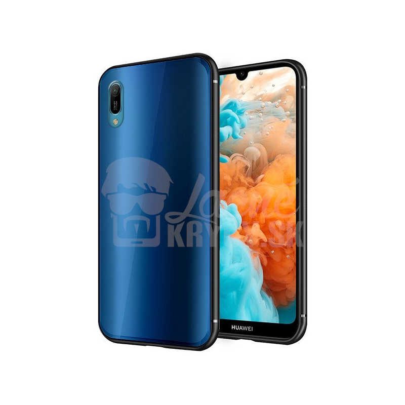 Lacné Kryty | Sklenený kryt Aurora glass modrý – Huawei Y6 2019
