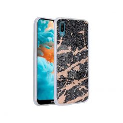 Zadný kryt s potlačou Marble čierny – Huawei Y6 2019 | Lacné Kryty Lacné Kryty | Zadný kryt s potlačou Marble čierny – Huawei Y6 2019 | Lacné Kryty